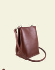 MINI CHER bucket bag chestnut
