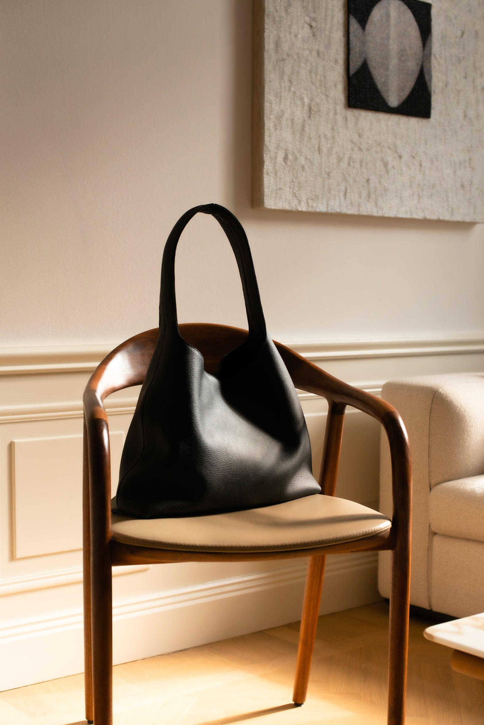 TERRA Grande Nord Noir slouchy bag