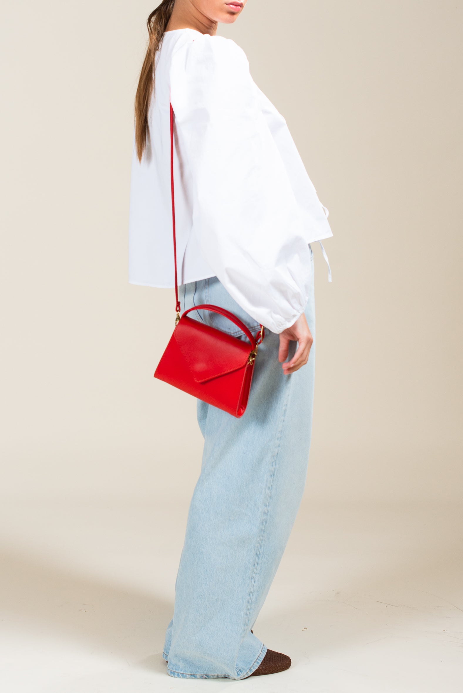 HUPI olkalaukku poppy red