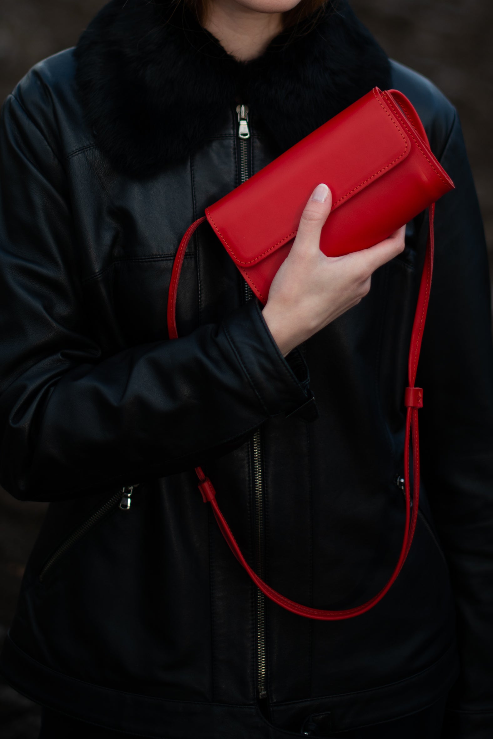 ELSKA olkalaukku poppy red