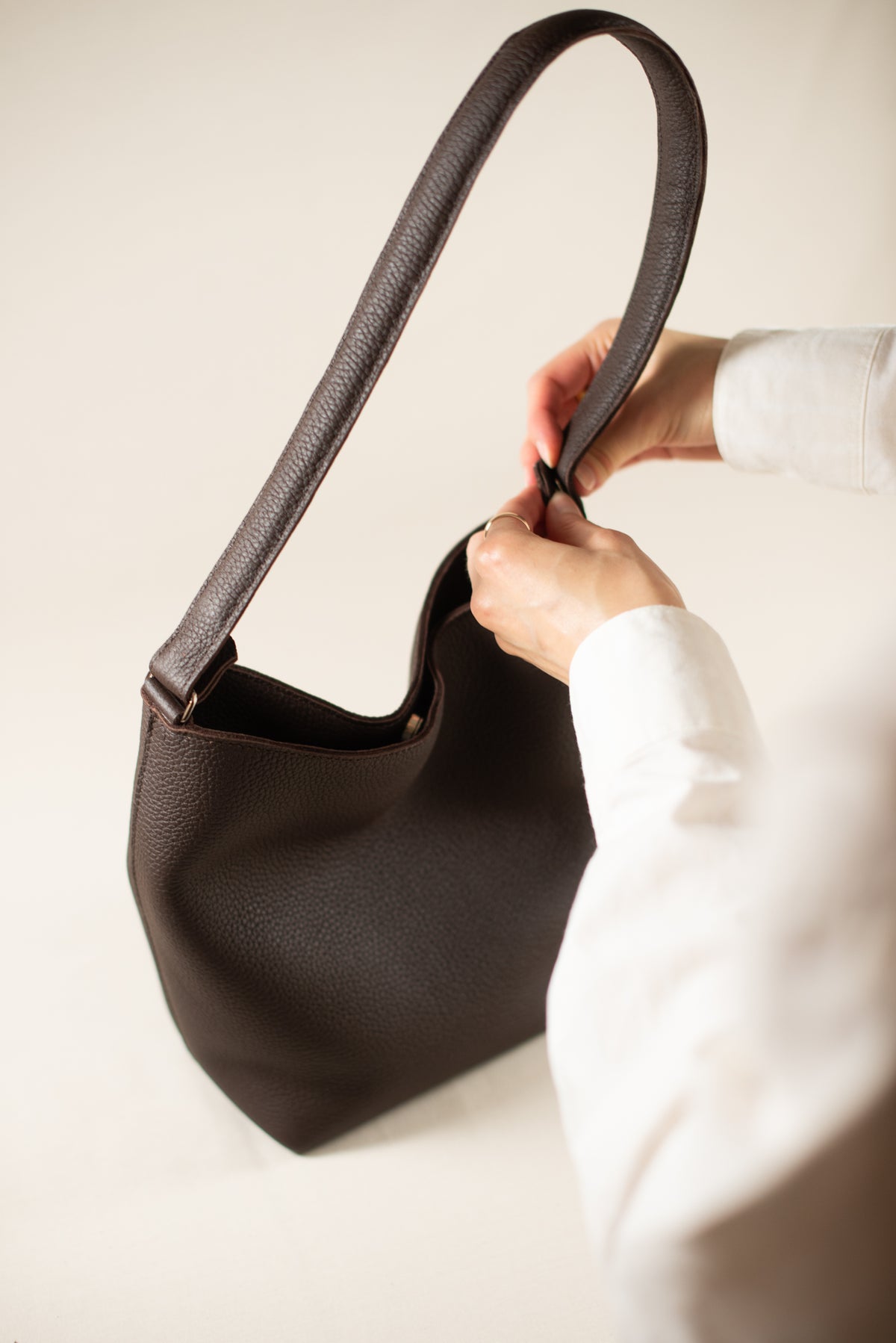 CHER slouchy bag noir