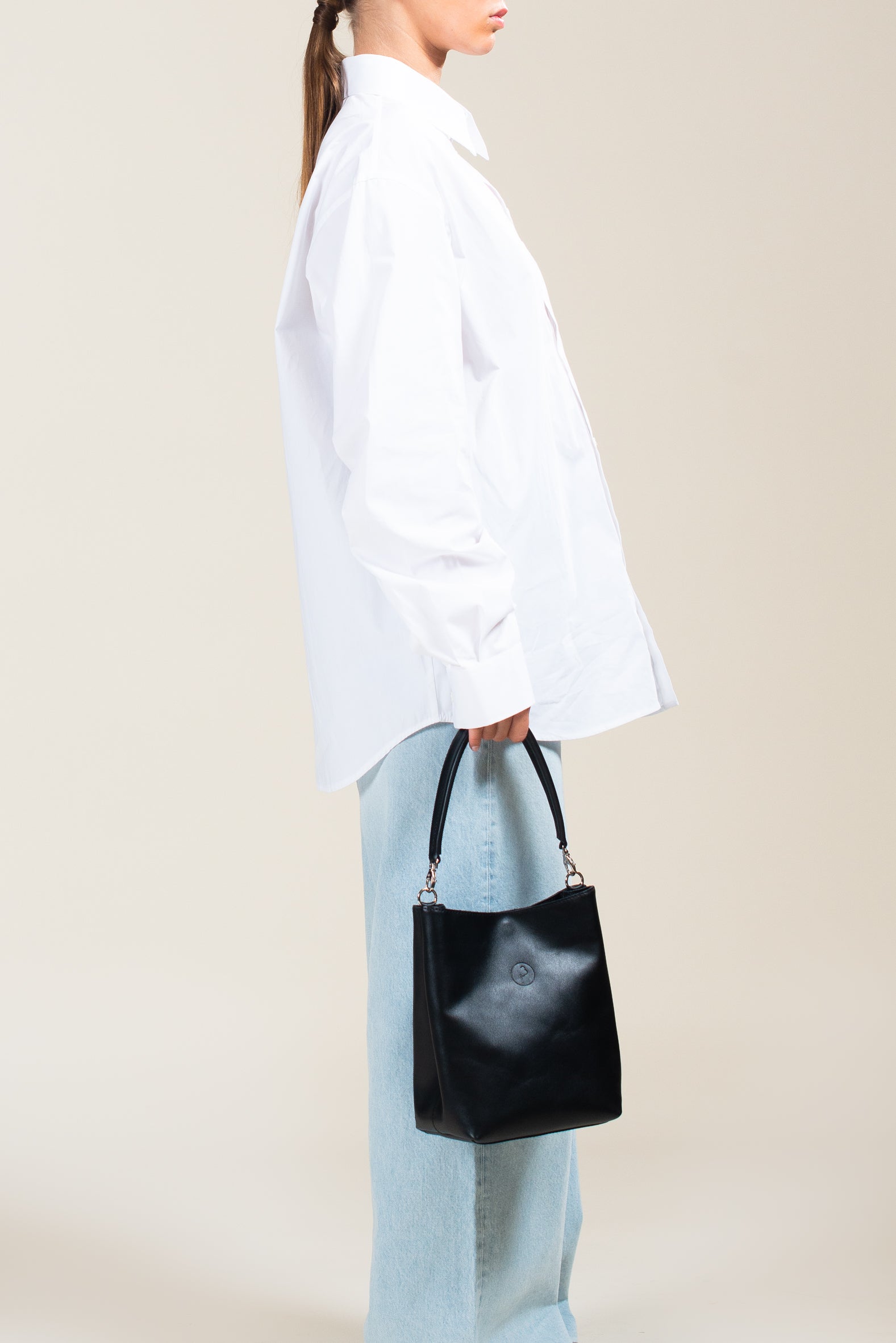CHER bucket bag black