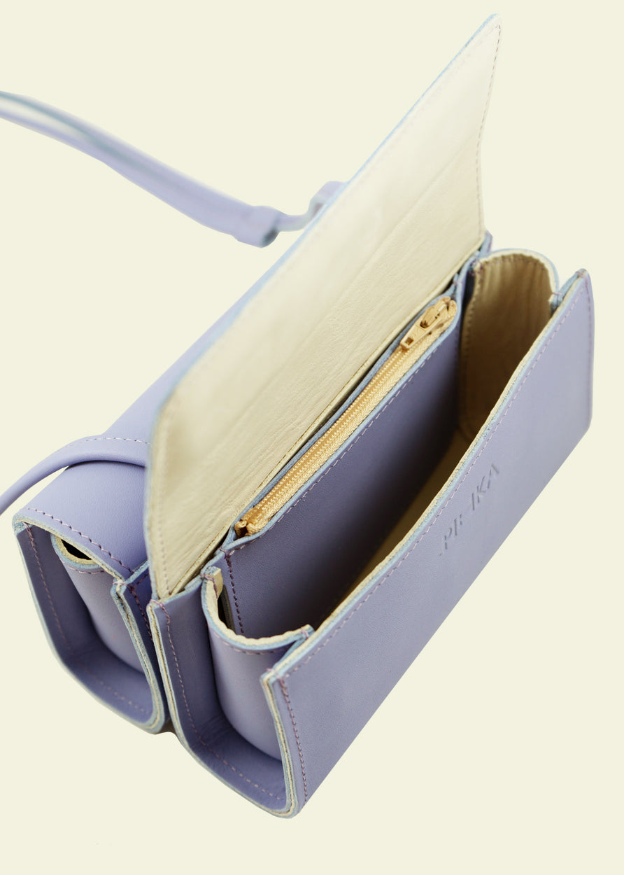KUUKAUDEN LAUKKU — SAMMEN double bag laventeli