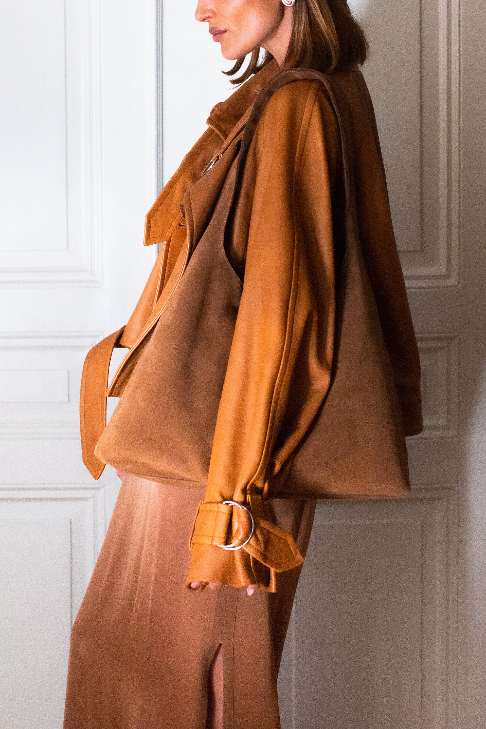 TERRA grande nord noir slouchy bag