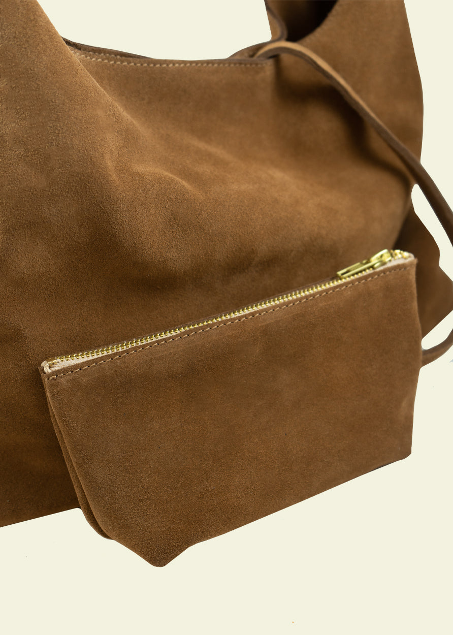 TERRA grande nord noir slouchy bag