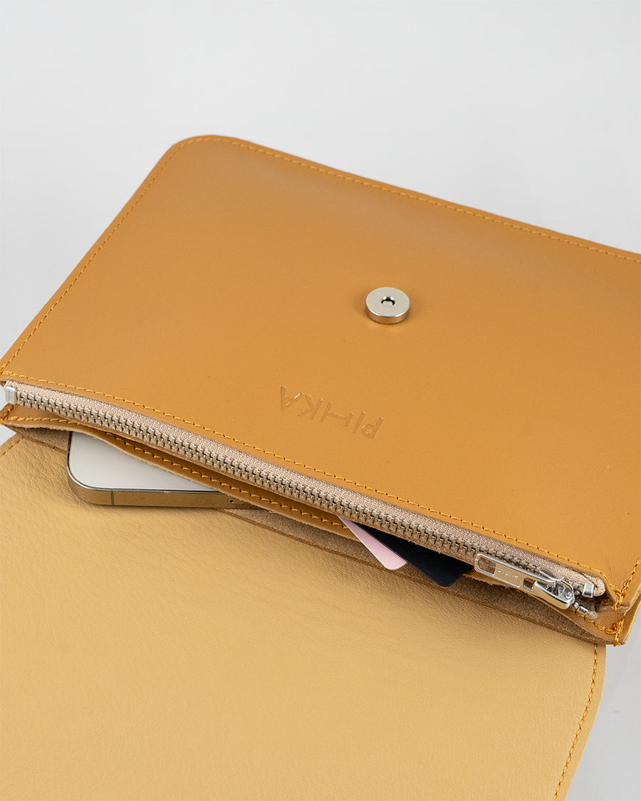VIDA shoulder bag – caramel